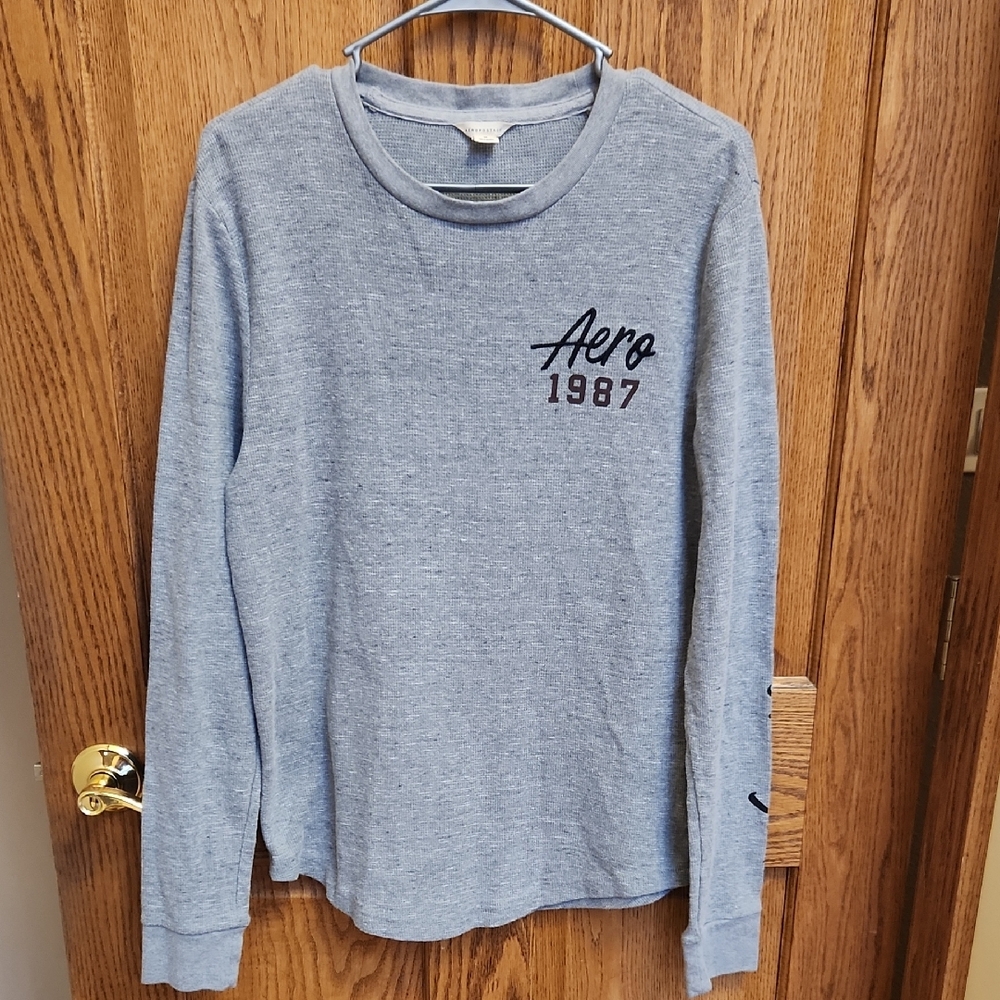 Aeropostale Gray Long Sleeve Tee